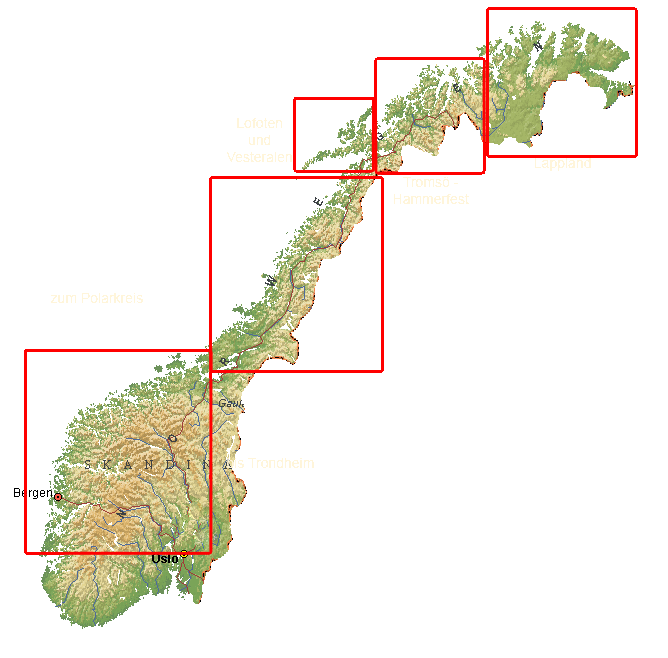 Norwegen-Rahmen